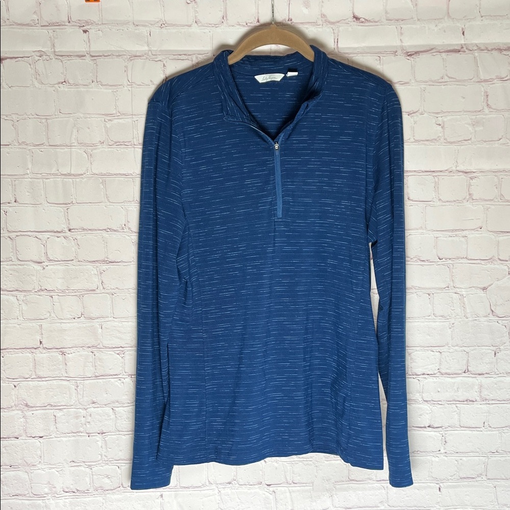 Lady Hagen Navy Golf Pullover Top Woman’s Size Medium‎